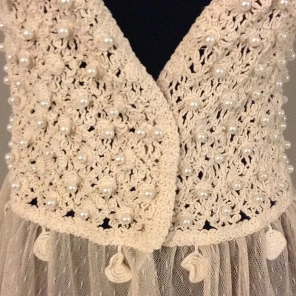 KNIT AND PEARL VEST ✨✨✨ - Picture 4 of 4